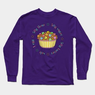 Cupcake Recipe Long Sleeve T-Shirt